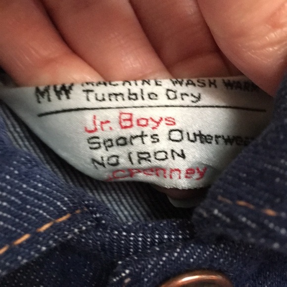 Vintage Dark Wash Jean Jacket - Picture 8 of 8